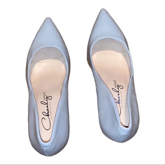 Charley Amar Gray Leather Shoes size 7.5 M - Picture 1 of 4